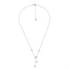 Michael Kors MKC1769040 Silver Drop Stone Set Necklace - J94226 Alternative Image