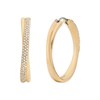 Michael Kors MKJ8319710 Gold Tone CZ Hoop Earrings - J94232 Alternative Image