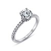 Blossom 9ct White Gold Lab Grown Diamond Solitaire Ring - 1.23ct - L40004 Alternative Image