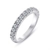 Blossom 9ct White Gold Lab Grown Diamond Half Eternity Ring - 70pts - L40011 Alternative Image