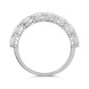9ct White Gold Lab Grown Diamond Half Eternity Ring, 2cts - L40022 Alternative Image