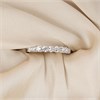 9ct White Gold Lab Grown Diamond 11-Stone Half Eternity Ring, 3/4ct - L40023 Alternative Image