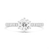 9ct White Gold Lab Grown Diamond Fancy Single Stone Ring, 1.42cts - L40024 Alternative Image