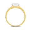 9ct Gold Lab Grown Transverse Oval Diamond Ring, 1ct - L40028 Alternative Image