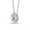9ct White Gold Lab Grown Diamond Single Stone Necklace, 1.50cts - L40094 Alternative Image