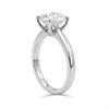 9ct White Gold Round Brilliant Cut Solitaire Lab Grown Diamond Ring, 2cts - L40201 Alternative Image