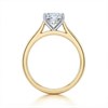 9ct Gold Cushion-Cut Solitaire Lab Grown Diamond Ring, 2cts - L40204 Alternative Image