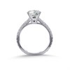 9ct White Gold Lab Grown Diamond Fancy Single Stone Ring, 2.52cts - L40206 Alternative Image