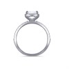 9ct White Gold Lab Grown Diamond Radiant Halo Cluster Ring, 2.29cts - L40209 Alternative Image