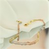 Bonded Silver And 9ct Gold Twisted Bracelet - M3003 Alternative Image