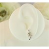 Bonded Silver And 9ct Gold Cubic Zirconia Stud Earrings - M3020 Alternative Image