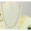 Bonded Silver And 9ct Gold Twisted Necklace - M3026 Alternative Image