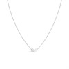 Bonded Silver And 9ct Gold  Diamond Necklace - M3028 Alternative Image