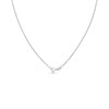 Bonded Silver And 9ct Gold  Diamond Necklace - M3029 Alternative Image