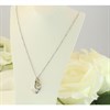 Bonded Silver And 9ct Gold  Diamond Necklace - M3029 Alternative Image
