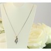 Bonded Silver And 9ct Gold  Diamond Necklace - M3030 Alternative Image