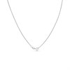 Bonded Silver And 9ct Gold Cubic Zirconia Teardrop Necklace - M3032 Alternative Image