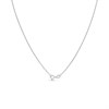 Bonded Silver And 9ct Gold Cubic Zirconia Necklace - M3033 Alternative Image