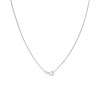 Bonded Silver And 9ct Gold Diamond Necklace - M3035 Alternative Image