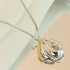 Bonded Silver And 9ct Gold Diamond Necklace - M3035 Alternative Image