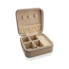 Grey Square Travel Jewellery Box - P55151 Alternative Image