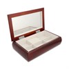 Walnut Rose Domed Lid Jewellery Box - P55191 Alternative Image