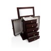 Mele & Co Wardrobe Style Cherrywood Jewellery Box - P56167 Alternative Image