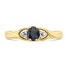 9ct Gold Sapphire And Diamond Ring - R0974 Alternative Image