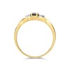 9ct Gold Sapphire And Diamond Ring - R0974 Alternative Image
