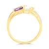 9ct Gold Multistone And Diamond Ring - R0989 Alternative Image