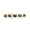 9ct Five Sapphire And Diamond Ring - R0997 Alternative Image