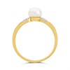 9ct Freshwater Pearl And Diamond Ring - R0998 Alternative Image