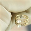 9ct Freshwater Pearl And Diamond Ring - R0998 Alternative Image
