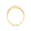 9ct Two Colour Gold Crossover Ring - R1922 Alternative Image