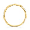 9ct Two Colour Gold Twisted Ring - R1926 Alternative Image