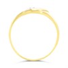 9ct Two Colour Gold Diamond Wave Ring - R2146 Alternative Image