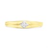 9ct Two Colour Gold Diamond Ring - R2148 Alternative Image