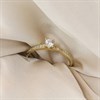 9ct Gold Claw And Channel Set CZ Ring - R6116 Alternative Image