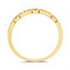 9ct Gold Blue And Clear CZ Ring - R6122 Alternative Image