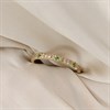 9ct Gold Green And Clear CZ Ring - R6123 Alternative Image