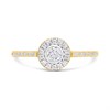 9ct Gold Pave And Claw Set CZ Ring - R6126 Alternative Image