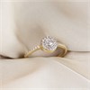 9ct Gold Pave And Claw Set CZ Ring - R6126 Alternative Image
