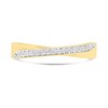 9ct Gold Cubic Zirconia Channel Set Ring - R6127 Alternative Image