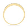 9ct Gold Cubic Zirconia Channel Set Ring - R6127 Alternative Image