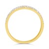 9ct Gold Two Colour Claw CZ Ring - R6134 Alternative Image