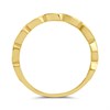 9ct Gold Clear CZ Claw Set Twist Ring - R6158 Alternative Image
