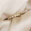 9ct Gold Circle And Oval CZ  Ring - R6164 Alternative Image