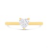 9ct Gold Heart CZ Claw Set Ring - R6165 Alternative Image
