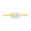 9ct Gold Round Claw Set CZ Ring - R6167 Alternative Image