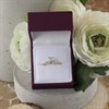 9ct Gold Emerald Cut Cubic Zirconia Ring - R6565 Alternative Image